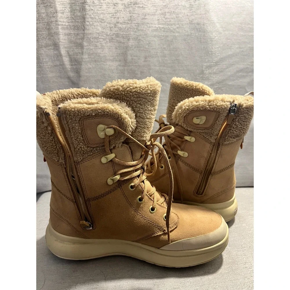 Merrell Bravada 2 Thermo Mid Waterproof Tan Suede Winter Boots J007074 Women 8.5